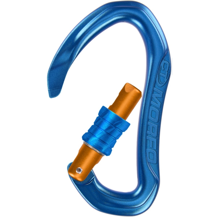 Karabinek Climbing Technology MORFO SG - blue/ orange